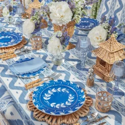 Mrs. Alice Blue Fringe Napkins (Set of 4)< Napkins | Mrs. Alice Monogram