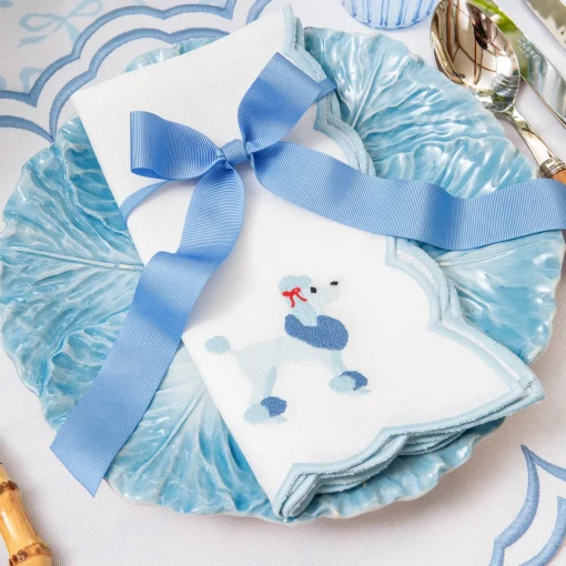Mrs. Alice Blue Grosgrain Bow - 20cm (Set of 4)< Napkin Rings & Bows