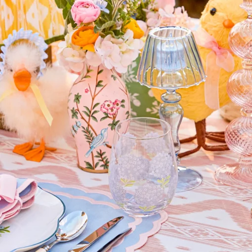 Mrs. Alice Blue Hydrangea Glasses (Set of 4)< Glasses
