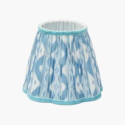 Mrs. Alice Blue Ikat Lampshade (18cm)< Summer Lighting | Lampshades