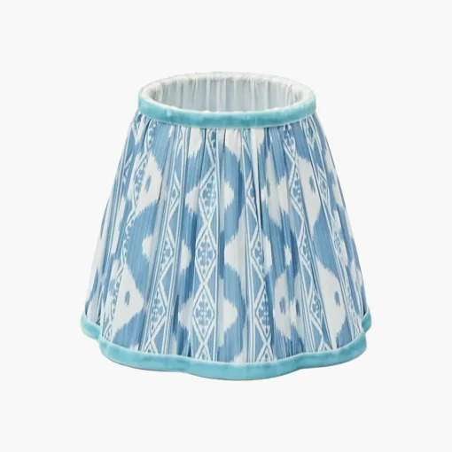 Mrs. Alice Blue Ikat Lampshade (18cm)< Summer Lighting | Lampshades
