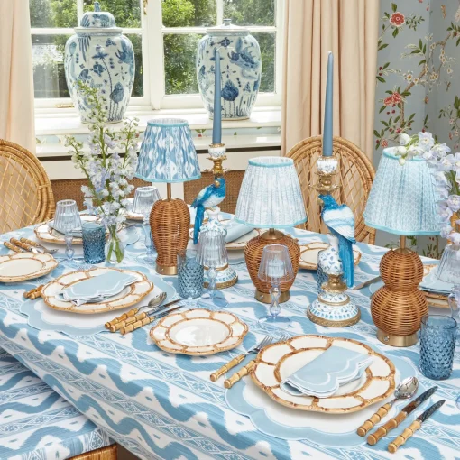 Mrs. Alice Blue Ikat Lampshade (18cm)< Summer Lighting | Lampshades