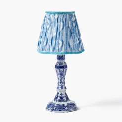 Mrs. Alice Blue Ikat Lampshade (18cm)< Summer Lighting | Lampshades