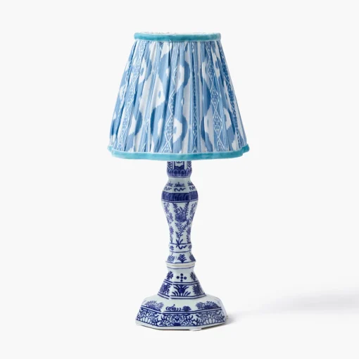 Mrs. Alice Blue Ikat Lampshade (18cm)< Summer Lighting | Lampshades