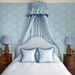 Mrs. Alice Blue Ikat Lampshade (40cm)< Lampshades