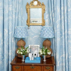 Mrs. Alice Blue Ikat Lampshade (30cm)< Lampshades
