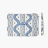 Mrs. Alice Blue Ikat Pochette< Mrs. Alice Tote Bags | Mrs. Alice Monogram