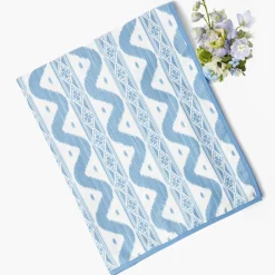 Mrs. Alice Blue Ikat Tablecloth< Tablecloths | For Her