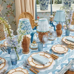 Mrs. Alice Blue Ikat Tablecloth< Tablecloths | For Her