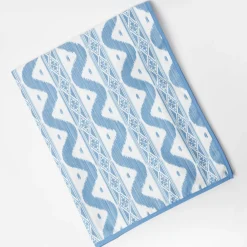 Mrs. Alice Blue Ikat Tablecloth< Tablecloths | For Her