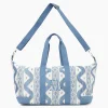 Mrs. Alice Blue Ikat Travel Bag< Mrs. Alice Tote Bags | Mrs. Alice Monogram