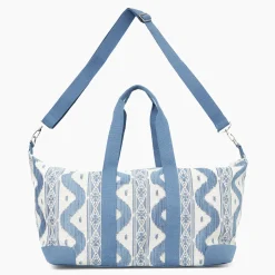 Mrs. Alice Blue Ikat Travel Bag< Mrs. Alice Tote Bags | Mrs. Alice Monogram