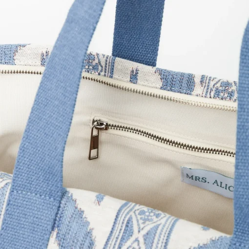 Mrs. Alice Blue Ikat Travel Bag< Mrs. Alice Tote Bags | Mrs. Alice Monogram