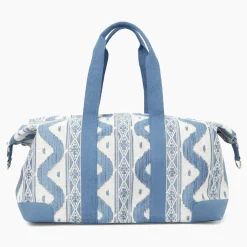 Mrs. Alice Blue Ikat Travel Bag< Mrs. Alice Tote Bags | Mrs. Alice Monogram