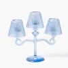 Mrs. Alice Blue Lantern Tealight Candleabra< Candle Holders | Pagodas & Lanterns