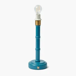 Mrs. Alice Blue Leonora Lacquer Rechargeable Lamp< Rechargeable Table Lamps | Lamp Stands