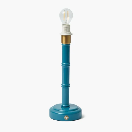 Mrs. Alice Blue Leonora Lacquer Rechargeable Lamp< Rechargeable Table Lamps | Lamp Stands