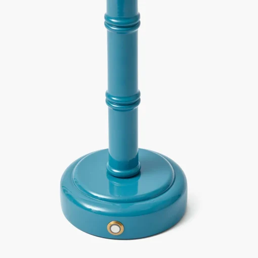 Mrs. Alice Blue Leonora Lacquer Rechargeable Lamp< Rechargeable Table Lamps | Lamp Stands