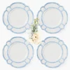 Mrs. Alice Blue Melamine Bamboo Dinner Plate (Set of 4)< Dinner Plates | Crockery Sets