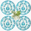 Mrs. Alice Blue Melograno Dinner Plates (Set of 4)< Dinner Plates | Crockery Sets