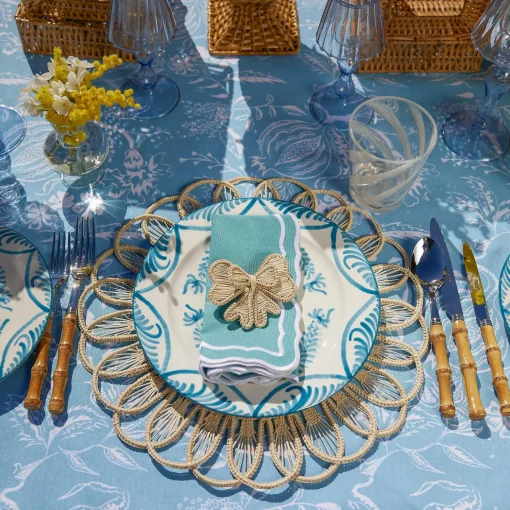 Mrs. Alice Blue Melograno Dinner Plates (Set of 4)< Dinner Plates | Crockery Sets