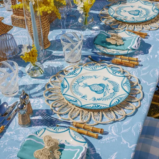 Mrs. Alice Blue Melograno Dinner Plates (Set of 4)< Dinner Plates | Crockery Sets