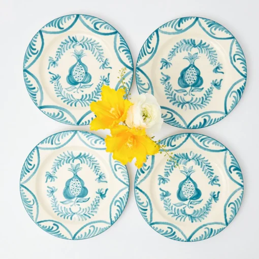 Mrs. Alice Blue Melograno Starter Plates (Set of 4)< Starter Plates | Crockery Sets