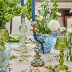 Mrs. Alice Blue Parrot Candle Holder Set< Summer Candleware | Candles