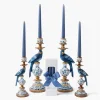 Mrs. Alice Blue Parrot Candle Set (Dusty Blue)< Summer Candleware | Candles