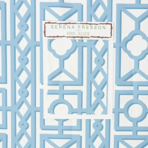 Mrs. Alice Blue Pavilion Fabric< Serena Fresson Fabrics