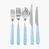 Mrs. Alice Blue Polka Dot Cutlery (5 piece)< Cutlery Sets