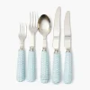 Mrs. Alice Blue Rattan Cutlery (5 Piece)< Cutlery Sets