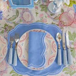 Mrs. Alice Blue Rattan Cutlery (5 Piece)< Cutlery Sets