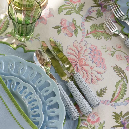 Mrs. Alice Blue Rattan Cutlery (5 Piece)< Cutlery Sets