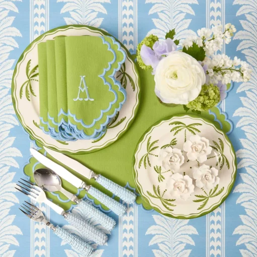 Mrs. Alice Blue Rattan Cutlery (5 Piece)< Cutlery Sets