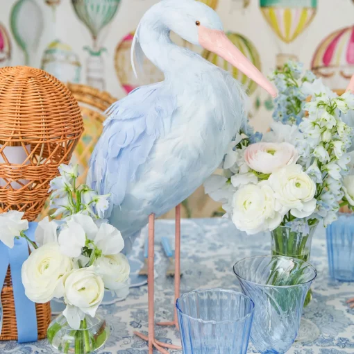 Mrs. Alice Blue Saskia Stork (Pair) - 44cm< Year-round Decorations | Spring Decorations