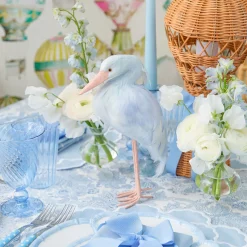 Mrs. Alice Blue Saskia Stork (Pair) - 25cm< Year-round Decorations | Spring Decorations
