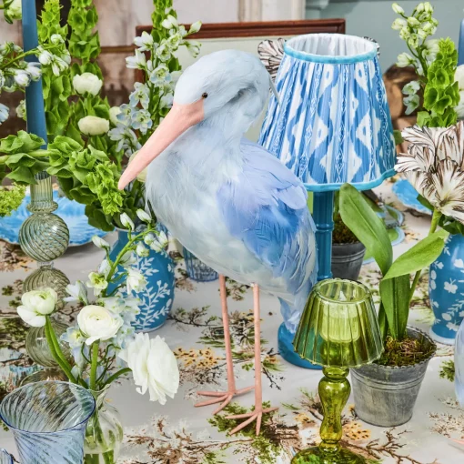 Mrs. Alice Blue Saskia Stork (Pair) - 44cm< Year-round Decorations | Spring Decorations