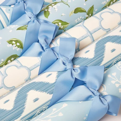 Mrs. Alice Blue Shaded Bamboo Wallpaper< Serena Fresson Wallpapers
