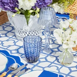 Mrs. Alice Blue Speckle Water Glasses (Set of 6)< Summer Glassware | Glasses