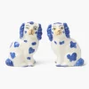 Mrs. Alice Blue Staffordshire Dog Salt & Pepper Shakers< Summer Crockery