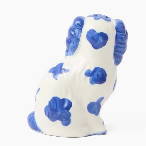 Mrs. Alice Blue Staffordshire Dog Salt & Pepper Shakers< Summer Crockery