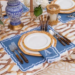 Mrs. Alice Blue Theodora Napkins (Set of 4)< Napkins | Mrs. Alice Monogram