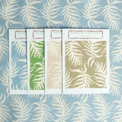 Mrs. Alice Blue Trailing Ferns Fabric< Serena Fresson Fabrics