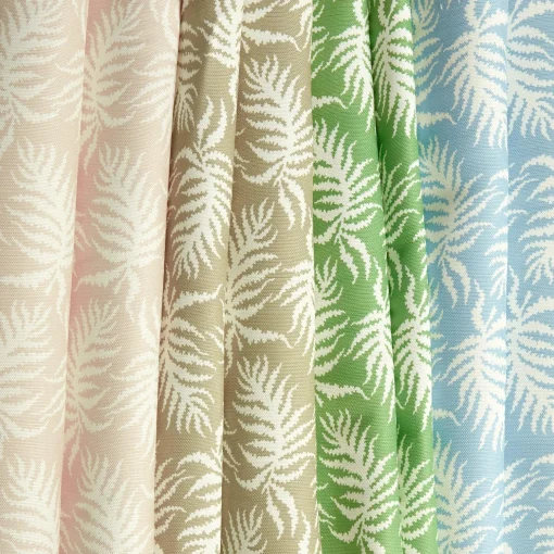 Mrs. Alice Blue Trailing Ferns Fabric< Serena Fresson Fabrics