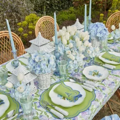 Mrs. Alice Blue Tulip Dinner & Starter Plates (Set of 8)< Summer Crockery | Crockery Sets