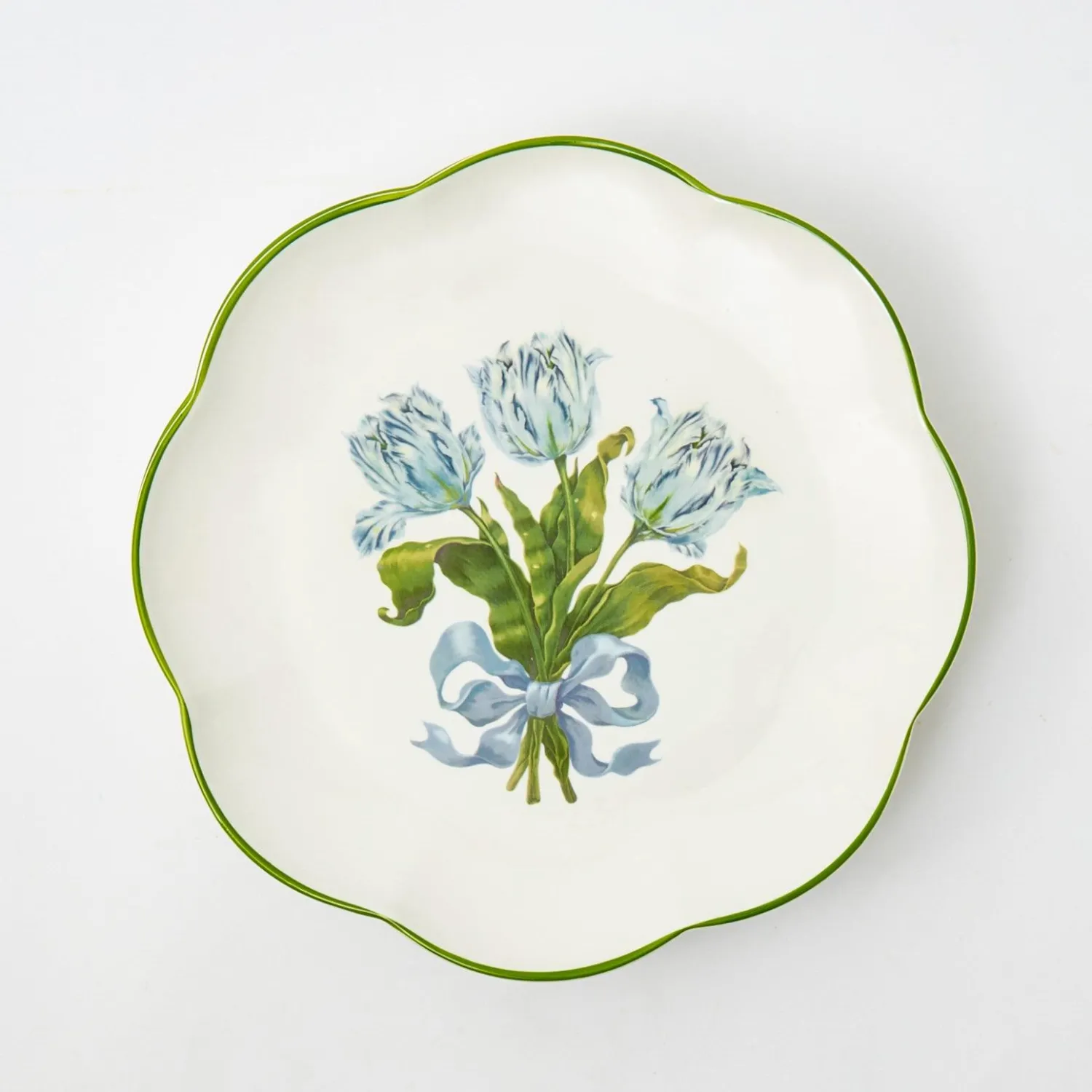 Mrs. Alice Blue Tulip Dinner & Starter Plates (Set of 8)< Summer Crockery | Crockery Sets