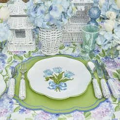 Mrs. Alice Blue Tulip Dinner Plates (Set of 4)< Summer Crockery | Dinner Plates