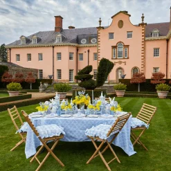 Mrs. Alice Blue Tulip Dinner Plates (Set of 4)< Summer Crockery | Dinner Plates