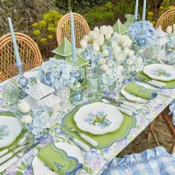 Mrs. Alice Blue Tulip Dinner Plates (Set of 4)< Summer Crockery | Dinner Plates